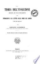 La teoria dell'evoluzione