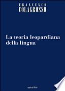 La teoria leopardiana della lingua
