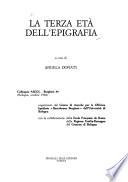 La terza età dell'epigrafia