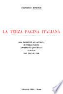La terza pagina italiana