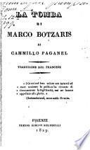 La tomba di Marco Botzaris