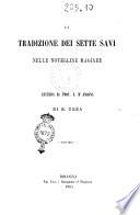 La tradizione dei Sette savi nelle novelline magiare lettera al prof. A. D'Ancona di E. Teza