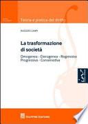 La trasformazione di società