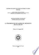 La trasmissione dei saperi nel Medioevo, secoli XII-XV