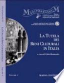 La tutela dei beni culturali in Italia