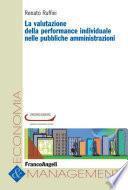 La valutazione della performance individuale nelle pubbliche amministrazioni