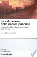 La valutazione della ricerca pubblica