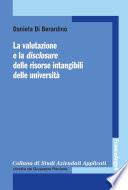 La valutazione e la disclosure delle risorse intangibili delle università