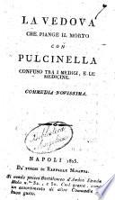 La vedova che piange il morto, con Pulcinella confuso tra i medici, e le medicine commedia novissima