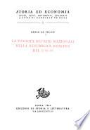 La vendita dei beni nazionali nella Repubblica romana del 1798-99