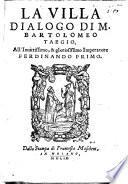 La Villa, dialogo, etc