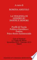 la violenza di genere su donne e minori