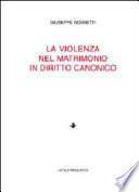 La violenza nel matrimonio in diritto canonico