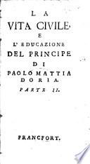 La Vita civile e l'educazione del Principe