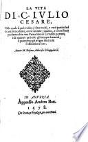 La Vita di C. Julio Cesare (etc.)
