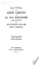 La Vita Di Gesu Cristo E La Sua Religione Ragionamenti