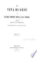 La vita di Gesù o esame critico della sua storia