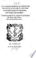 La vita di Maria vergine, di Caterina santa, & di Tomaso Aquinate, Beato