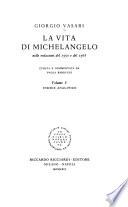 La vita di Michelangelo nelle redazioni del 1550 e del 1568