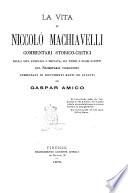 La vita di Niccolò Machiavelli