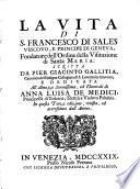 La vita di S. Francesco di Sales