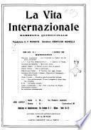 La vita internazionale rassegna quindicinale