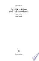 La vita religiosa nell'Italia moderna