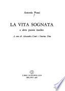 La vita sognata, e altre poesie inedite