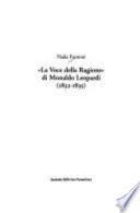 La voce della ragione di Monaldo Leopardi (1832-1835)