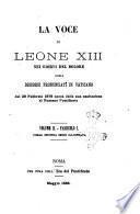 La voce di Leone 13. nei giorni del dolore ossia discorsi pronunciati in Vaticano