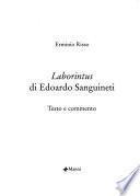 Laborintus di Edoardo Sanguineti