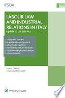 Labour Law and Industrial Relations in Italy
