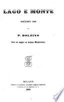 Lage e mmonte. Racconti due. (Con un saggio su Adamo Mickiewicz.)
