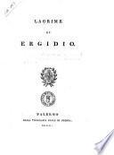 Lagrime di Ergidio [Trevisani Francesco Maria]