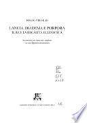 Lancia, diadema e porpora