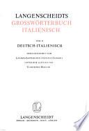 Langenscheidts Grosswörterbuch Italienisch