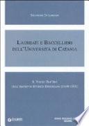 Laureati e baccellieri dell'Università di Catania. Il Fondo «Tutt'Atti» dell'Archivio storico diocesano (1449-1571)