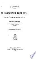 Le annotazioni di Mastro Titta, carnefice romano
