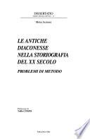 Le antiche diaconesse nella storiografia del XX secolo
