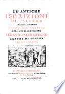 Le Antiche Iscrizioni Di Palermo