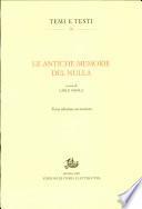 Le antiche memorie del nulla