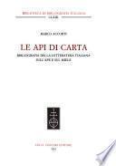 Le api di carta