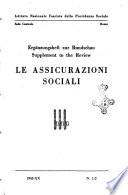 Le assicurazioni sociali pubblicazione della Cassa nazionale per le assicurazioni sociali