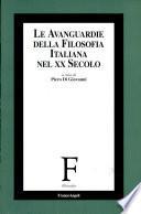 Le avanguardie della filosofia italiana nel XX secolo