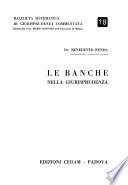 Le banche nella giurisprudenza