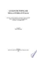 Le banche popolari nella storia d'Italia