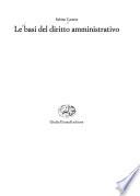 Le basi del diritto amministrativo