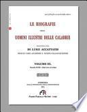 Le biografie degli uomini illustri delle Calabrie