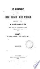 Le biografie degli uomini illustri delle Calabrie, raccolte a cura di L. Accattatis