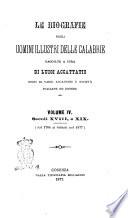 Le biografie degli uomini illustri delle Calabrie raccolte a cura di Luigi Accattatis
